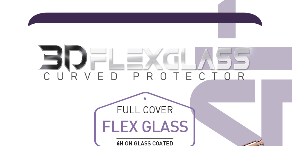 Antimicrobial 3D Forming Flexglass Screen Protector