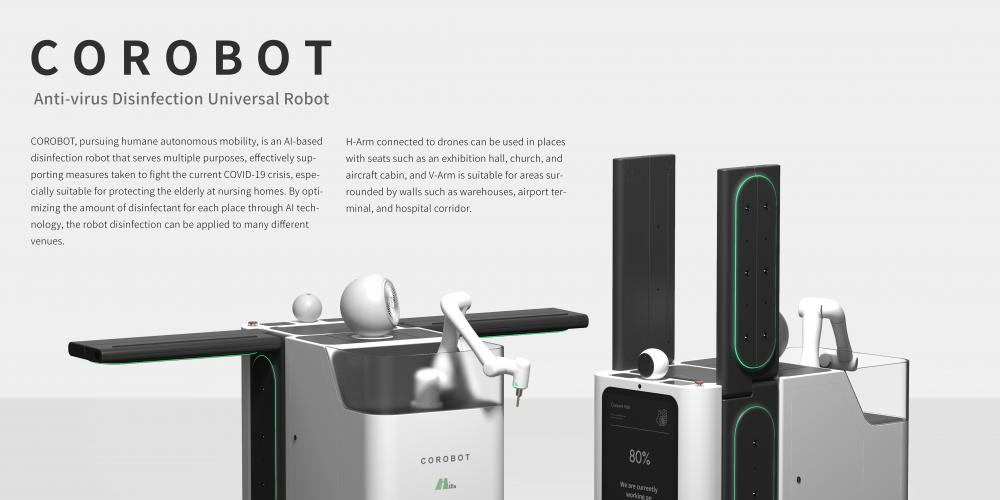 Corobot(Anti-virus, AI-ba<x>sed Universal Disinfection Robot)